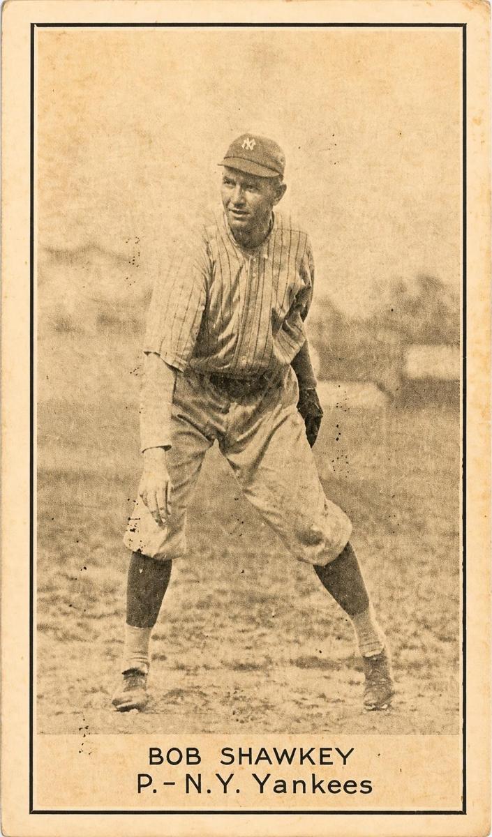 1921 National Caramel E220 Baseball Bob Shawkey #NNO
