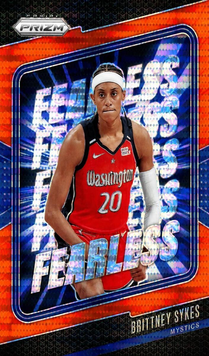 2024 Panini Prizm WNBA Basketball Orange Pulsar Brittney Sykes #15