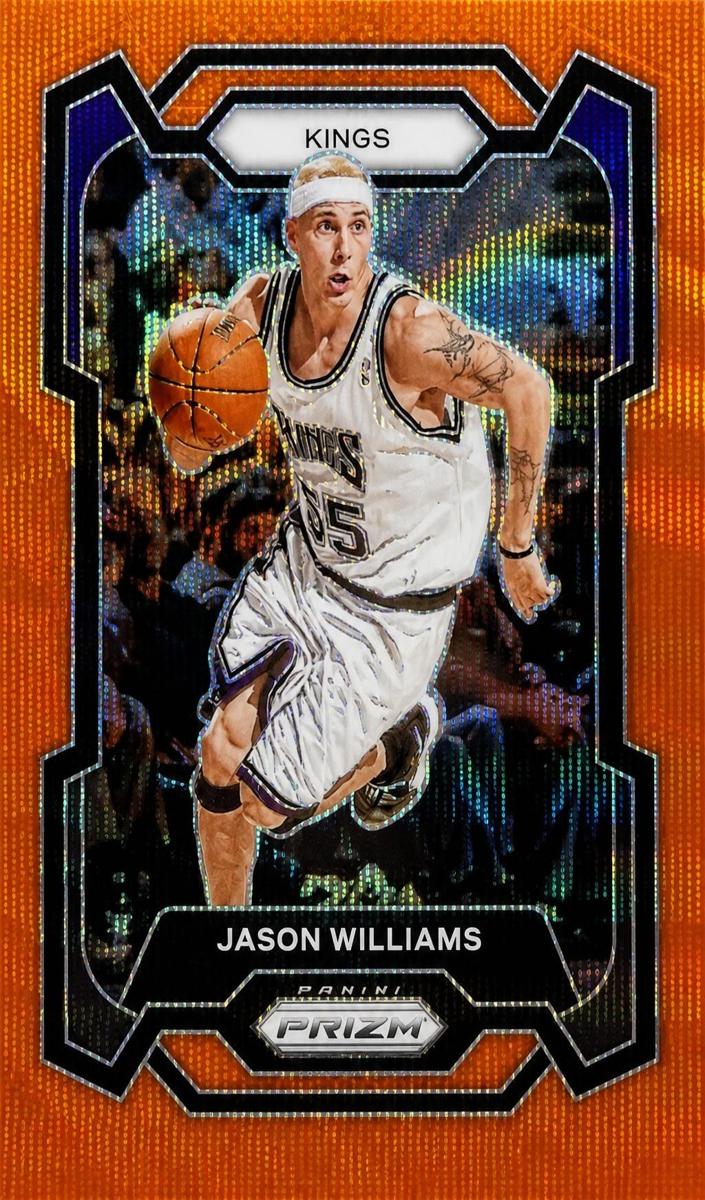2023 Panini Prizm Basketball Orange Wave Jason Williams #197 PSA 9