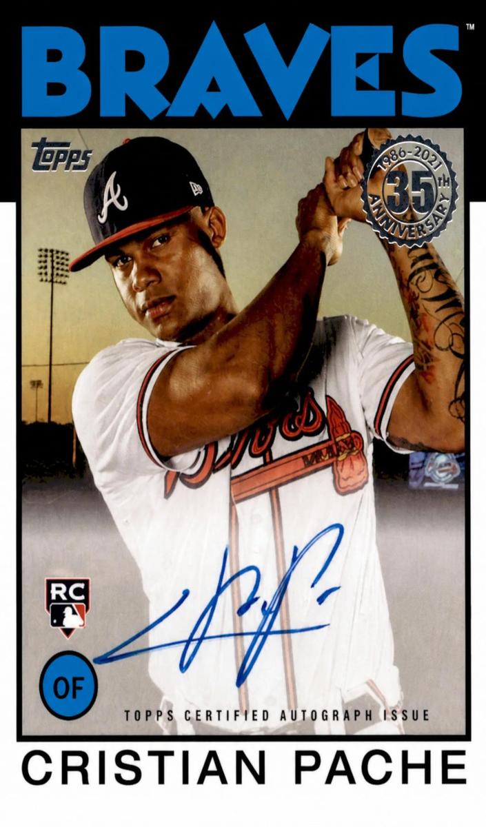 2021 Topps Baseball Cristian Pache #86A-CPA