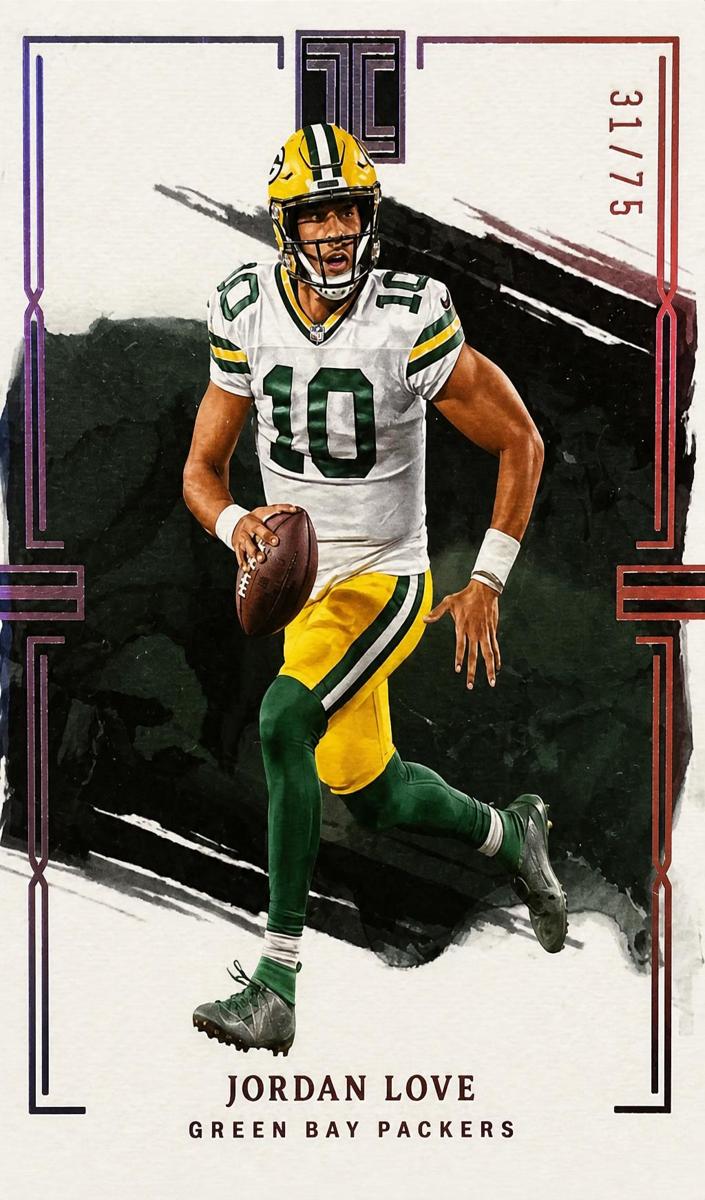 2023 Panini Impeccable Football Silver Jordan Love #34