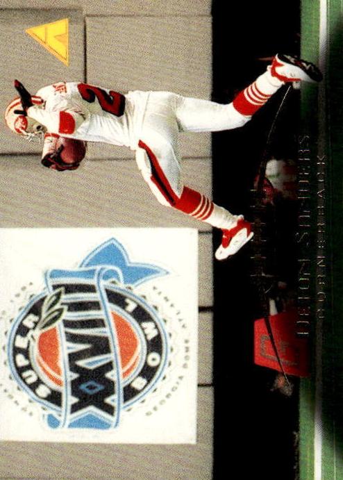 1995 Pinnacle Football Deion Sanders #31 PSA 10