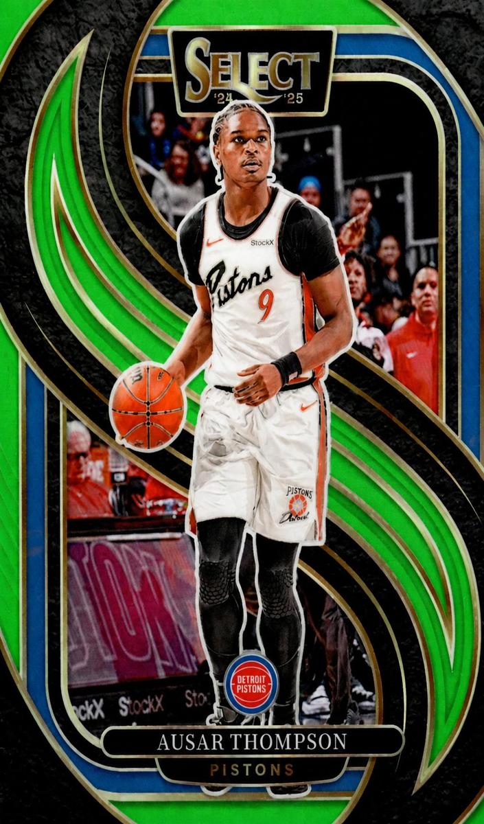 2024 Panini Select Basketball Neon Green Ausar Thompson #153