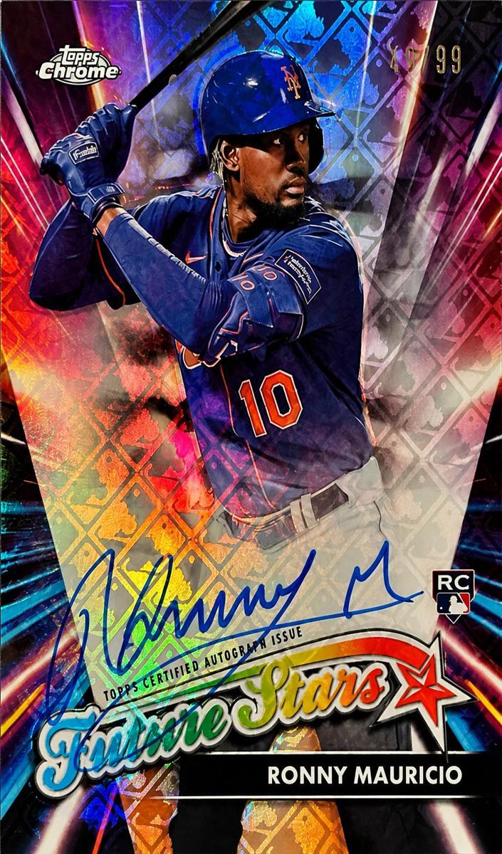 2024 Topps Chrome Logofractor Baseball Ronny Mauricio #RCA-RM