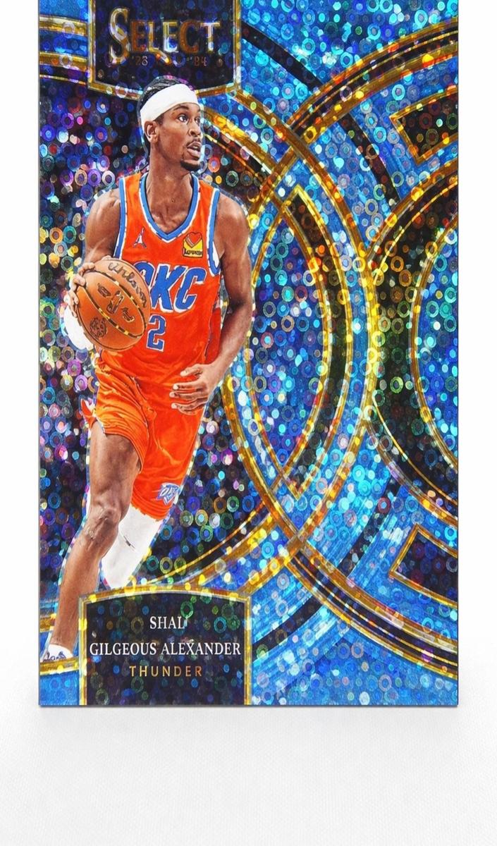 2023 Panini Select Basketball Disco Light Blue Shai Gilgeous-Alexander #144 PSA 10