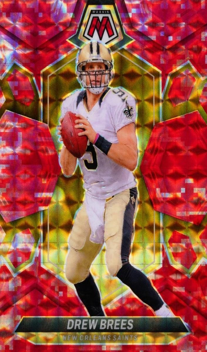 2024 Panini Mosaic Football Camo Red Drew Brees #230