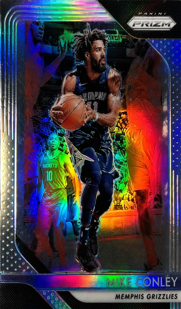 2018 Panini Prizm Basketball Prizms Silver Mike Conley #86 PSA 9