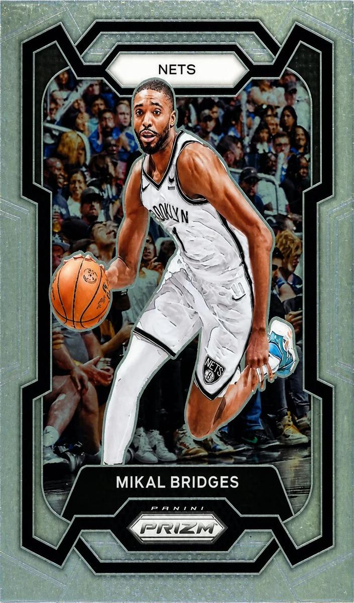 2023 Panini Prizm Basketball Silver Mikal Bridges #46
