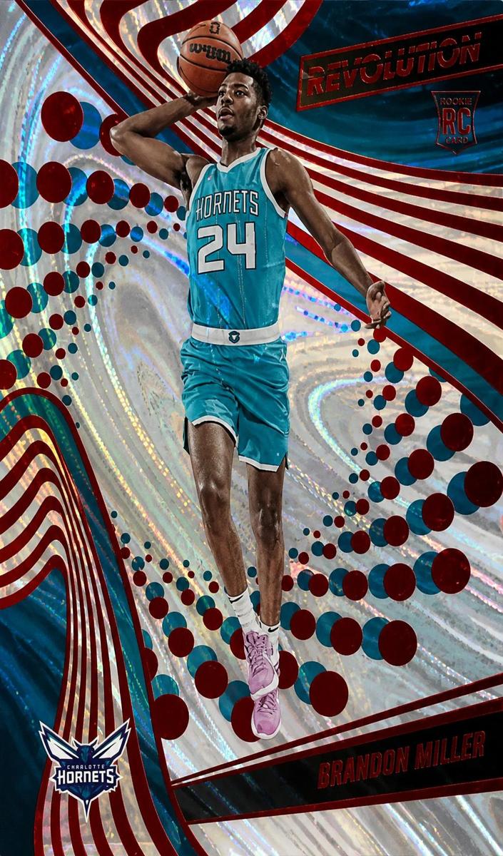 2023 Panini Revolution Basketball Red Swirl Brandon Miller #106