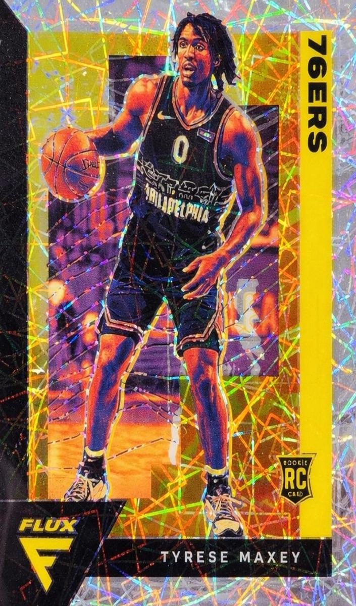 2020 Panini Flux Basketball Laser Tyrese Maxey #208
