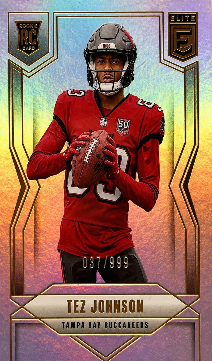 2025 Donruss Elite Football Tez Johnson #107