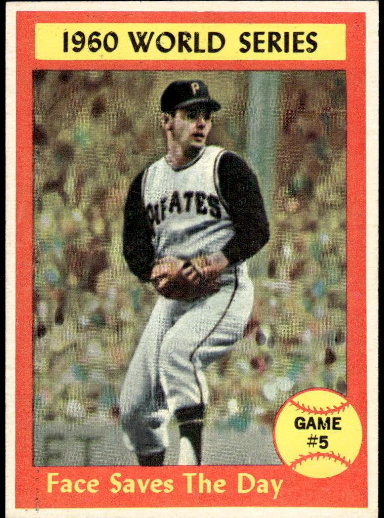 1961 Topps Baseball Face Saves the Day World Series Game #5 #310 PSA 8