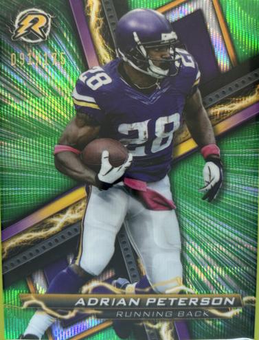 2023 Topps Composite Football Green Surge Adrian Peterson #84