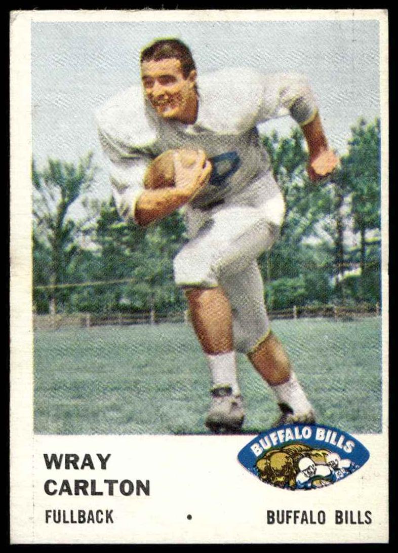 1961 Fleer Football Wray Carlton #134
