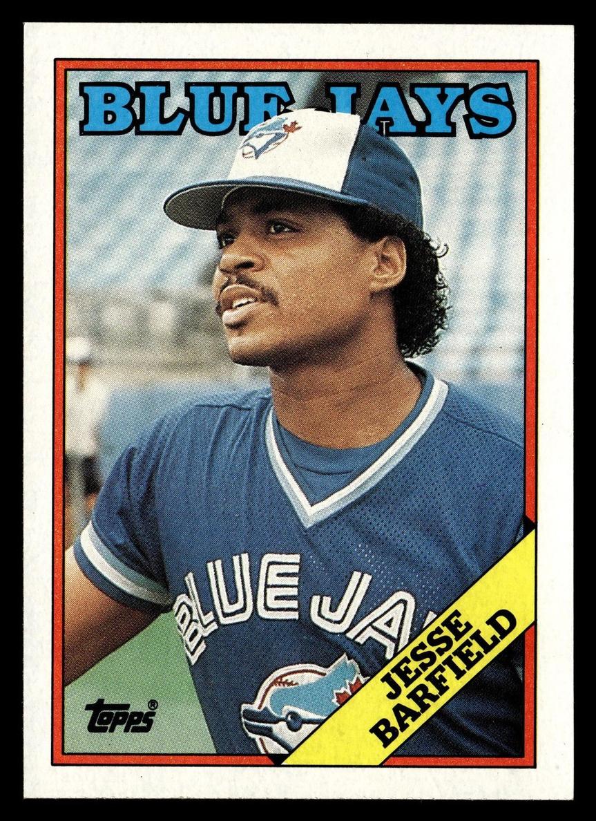 1988 Topps Baseball Jesse Barfield #140 PSA 9