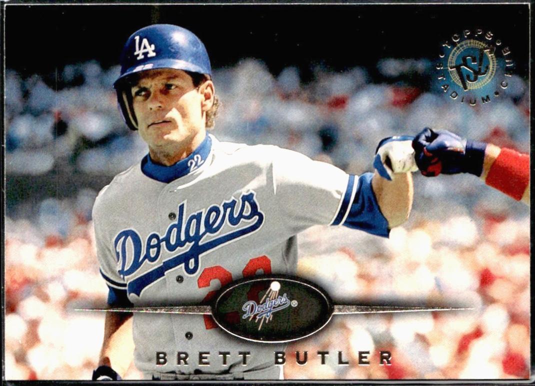 1995 Topps Stadium Club Baseball Brett Butler #242