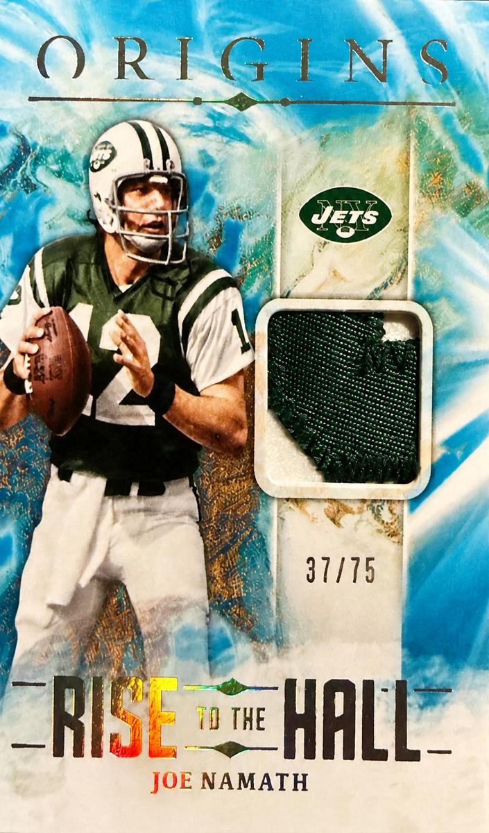 2024 Panini Origins Football Turquoise Joe Namath #RTH-JNA