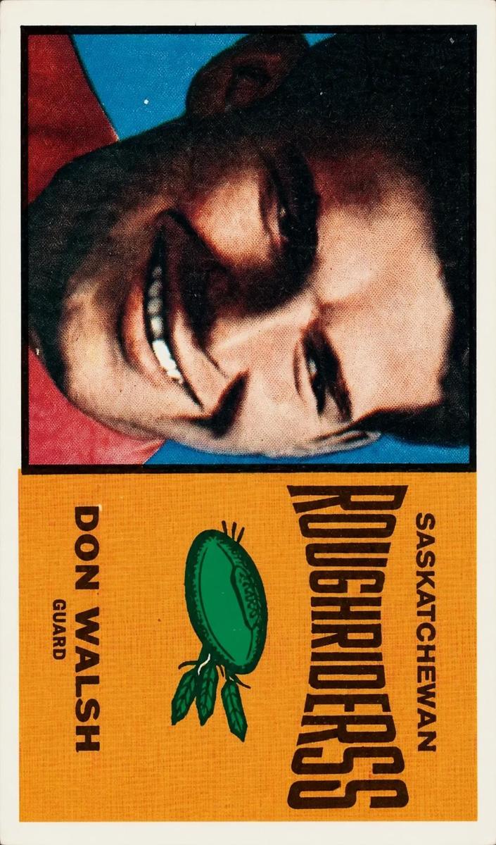 1964 Topps CFL Football Don Walsh #65