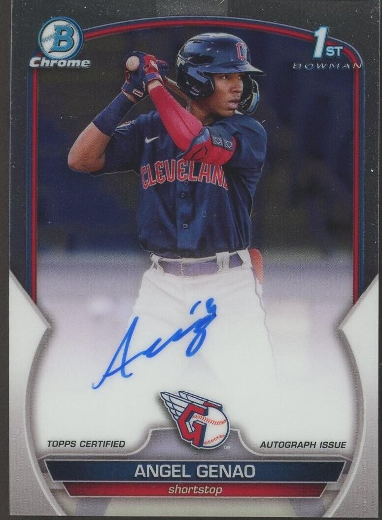 2023 Bowman Chrome Baseball Angel Genao #CPA-AG