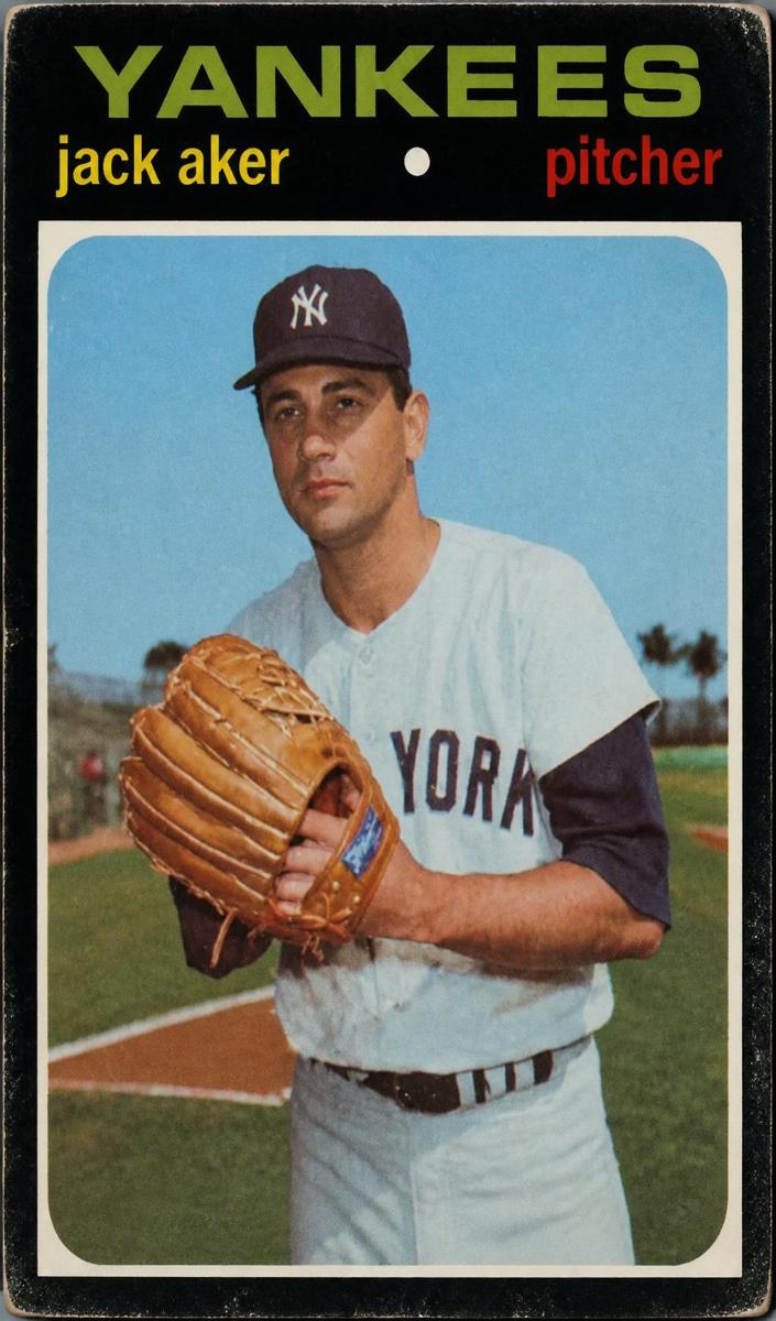 1971 O-Pee-Chee Baseball Jack Aker #593