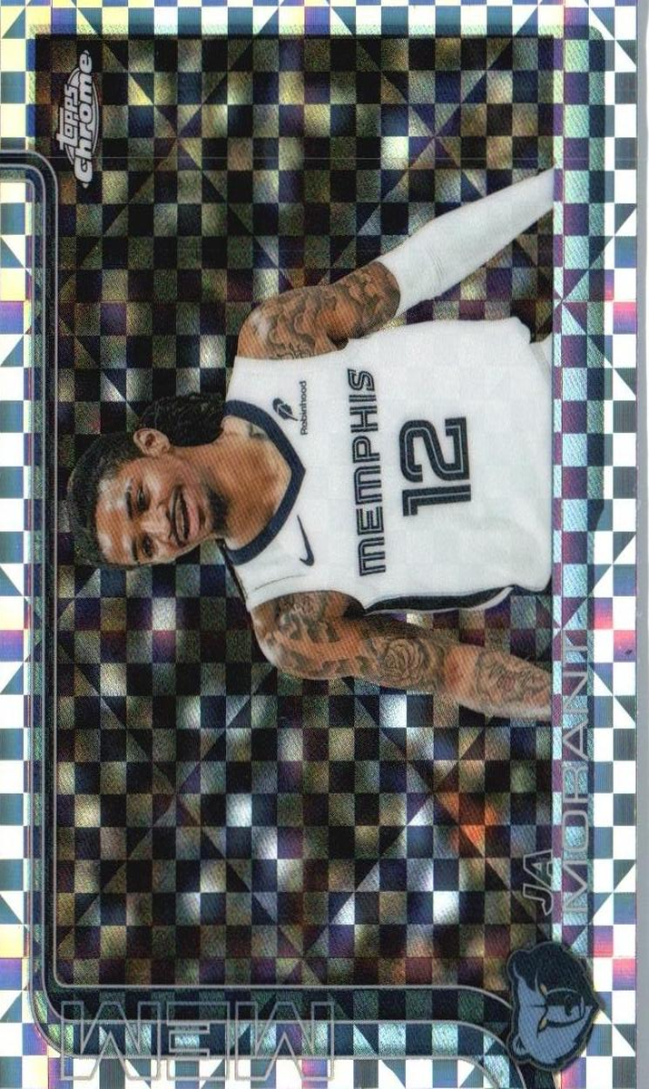 2025 Topps Chrome Basketball X-Fractor Ja Morant #158 PSA 9