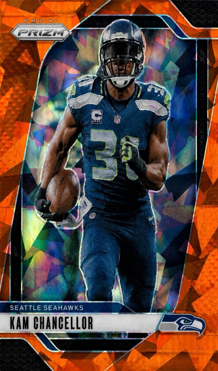 2024 Panini Prizm Football Orange Ice Kam Chancellor #266