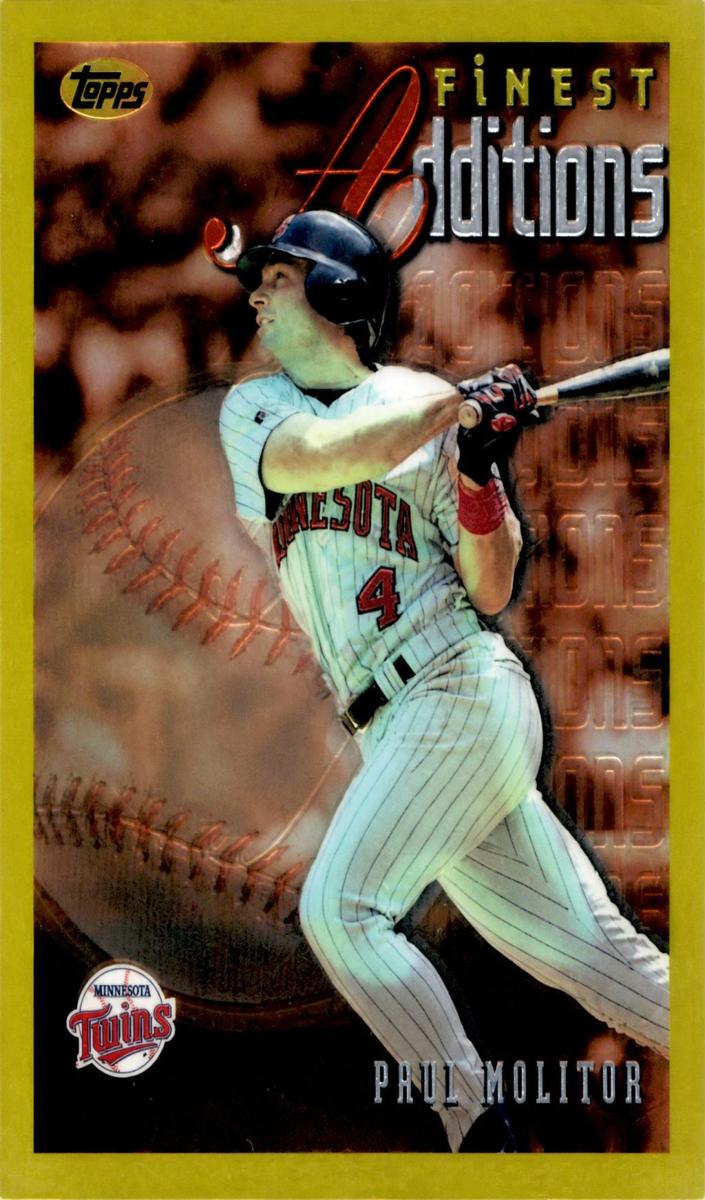 1996 Topps Finest Baseball Paul Molitor #279