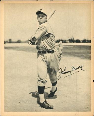1934 R310 Butterfinger Premiums Baseball No Ad Johnny Moore #NNO PSA 2.5
