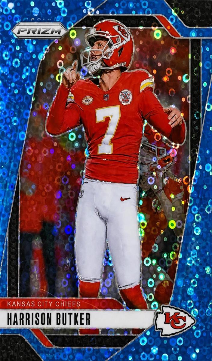 2024 Panini Prizm Football No Huddle Blue Harrison Butker #144