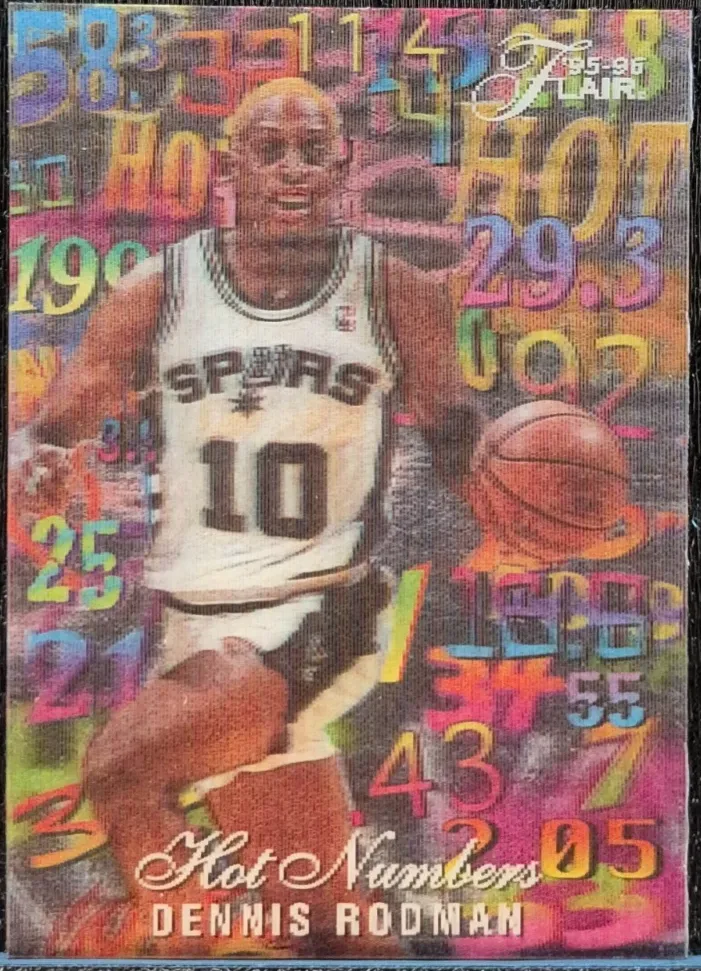 1995 Flair Basketball Dennis Rodman #13