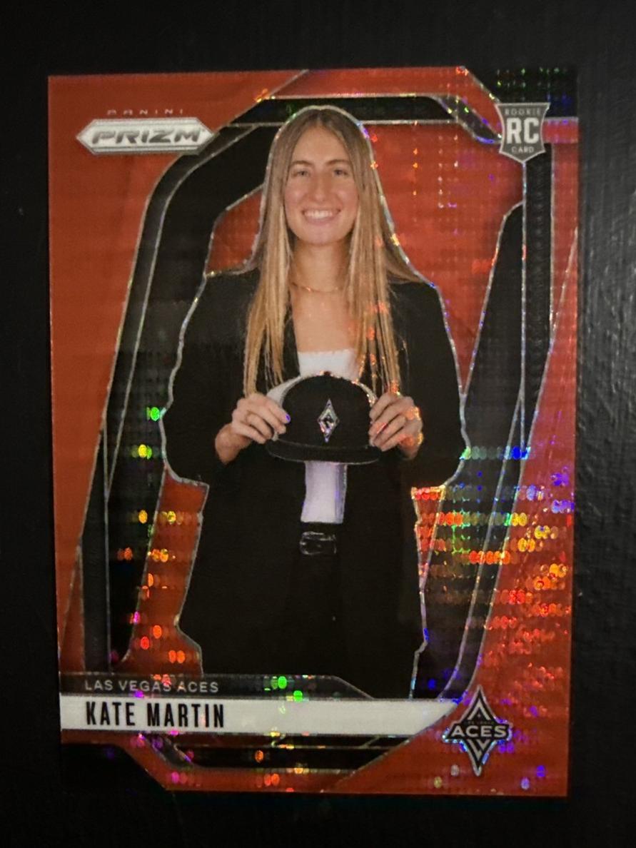 2024 Panini Prizm WNBA Basketball Red Pulsar Kate Martin #148 PSA 9
