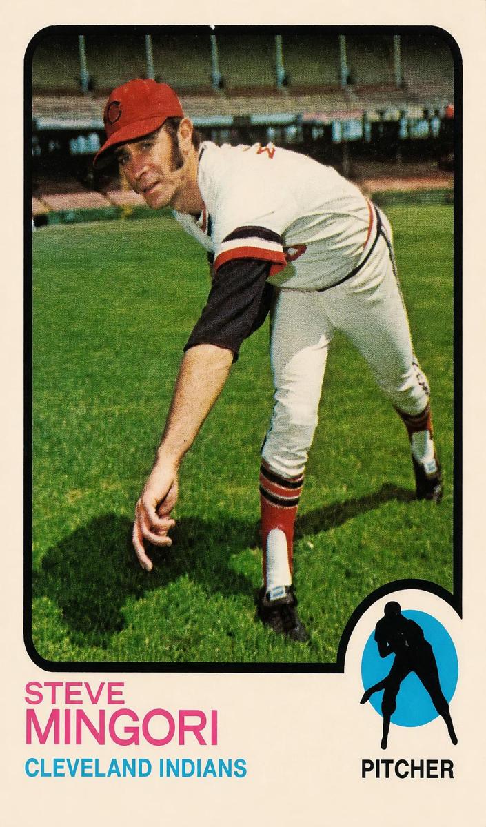 1973 O-Pee-Chee Baseball Steve Mingori #532 PSA 9