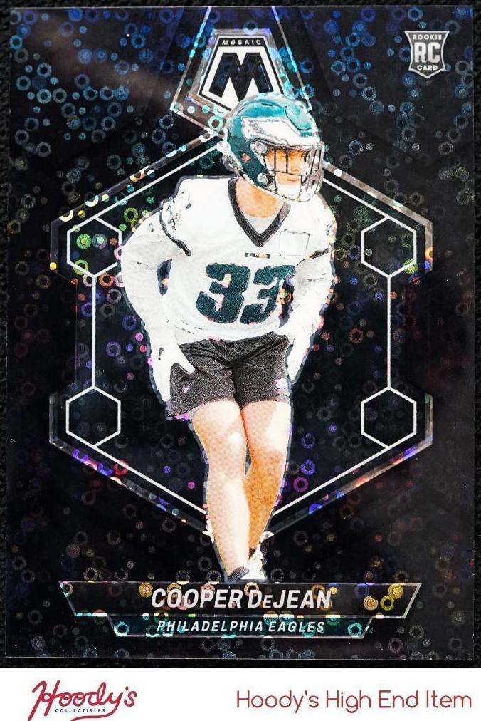2024 Panini Mosaic Football No Huddle Black Cooper DeJean #340