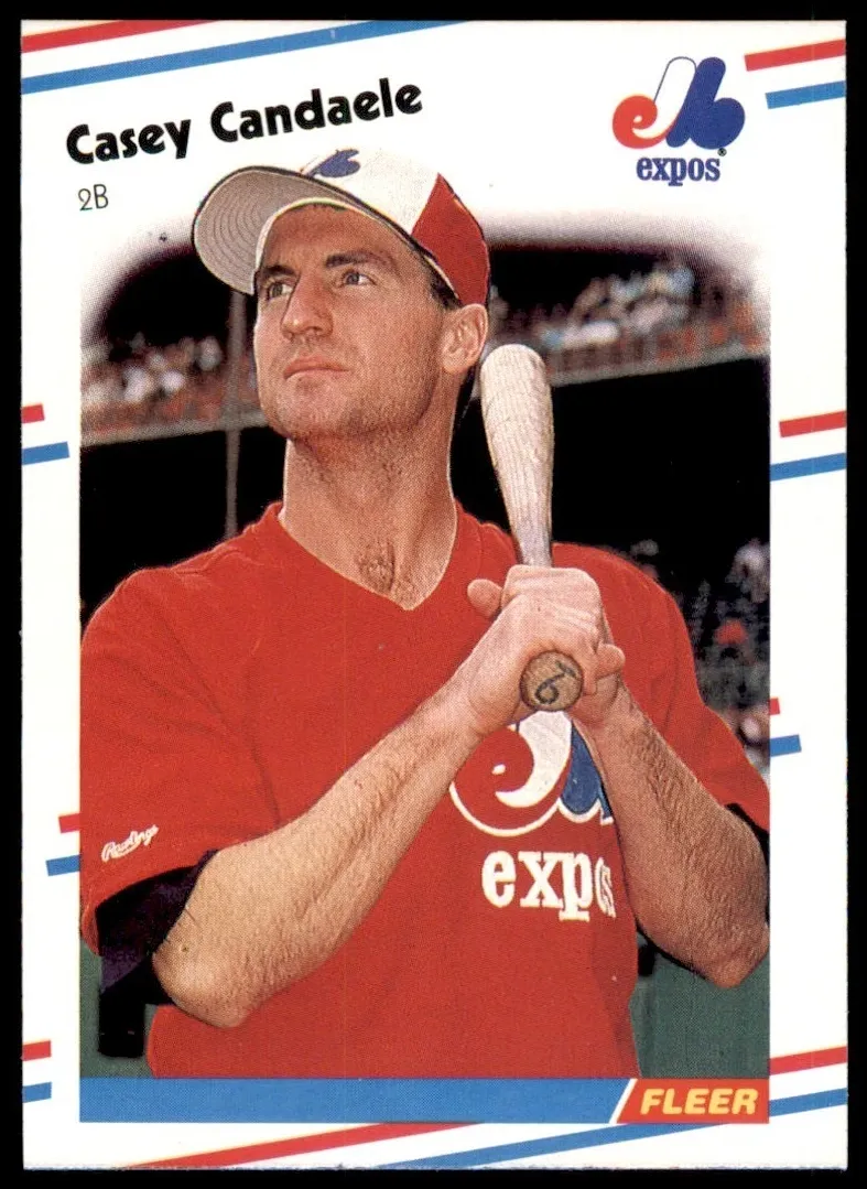 1988 Fleer Baseball Casey Candaele #181