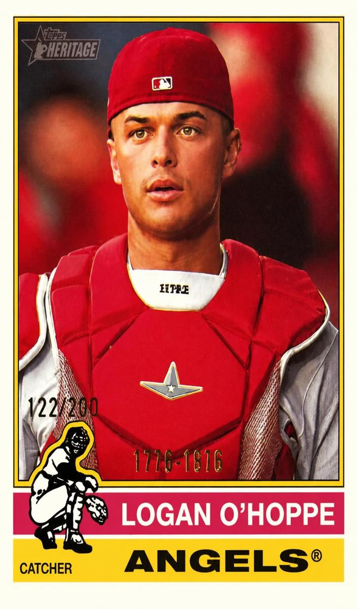 2025 Topps Heritage Baseball Bicentennial Logan O'Hoppe #11