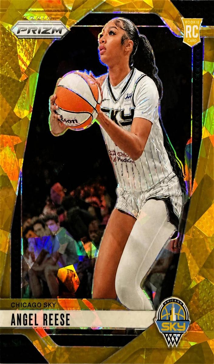 2024 Panini Prizm WNBA Basketball Gold Ice Angel Reese #10