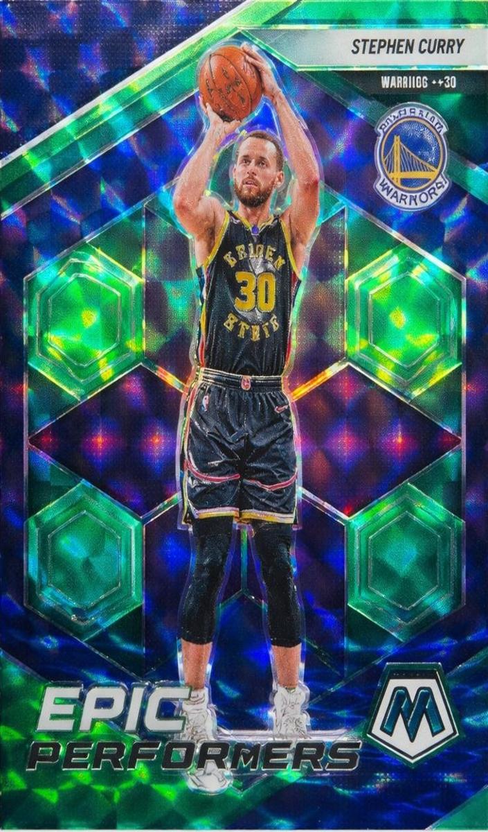 2024 Panini Mosaic Basketball Green Stephen Curry #3 PSA 9