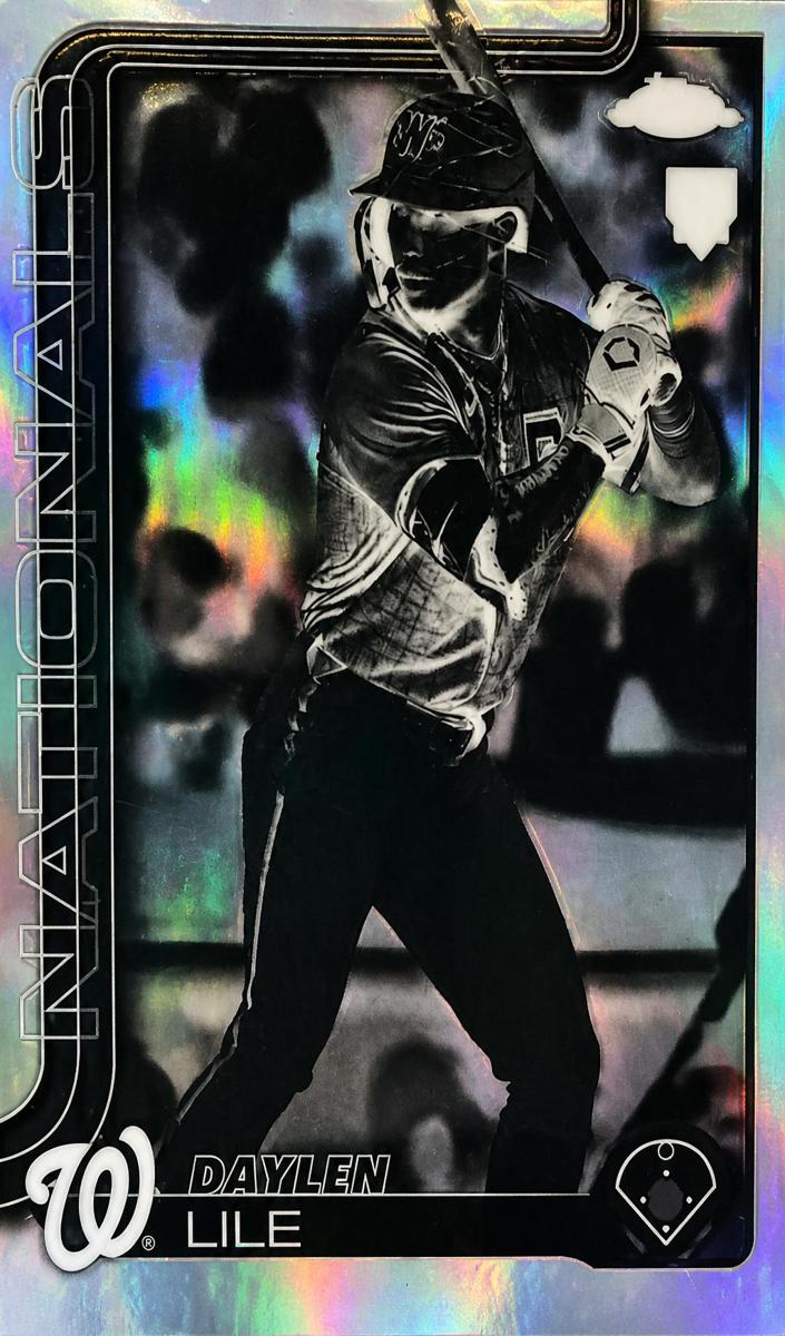 2025 Topps Chrome Update Baseball Negative Refractor Daylen Lile #USC146