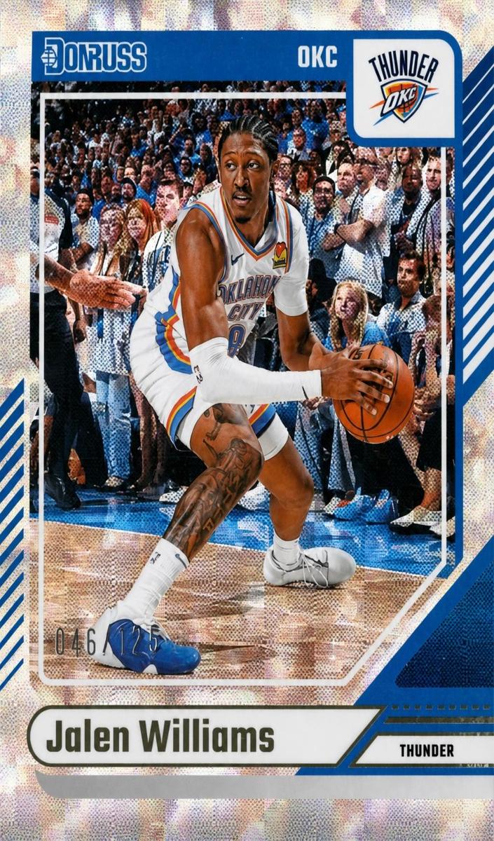 2024 Panini Donruss Basketball Hyper Jalen Williams #20 PSA 10