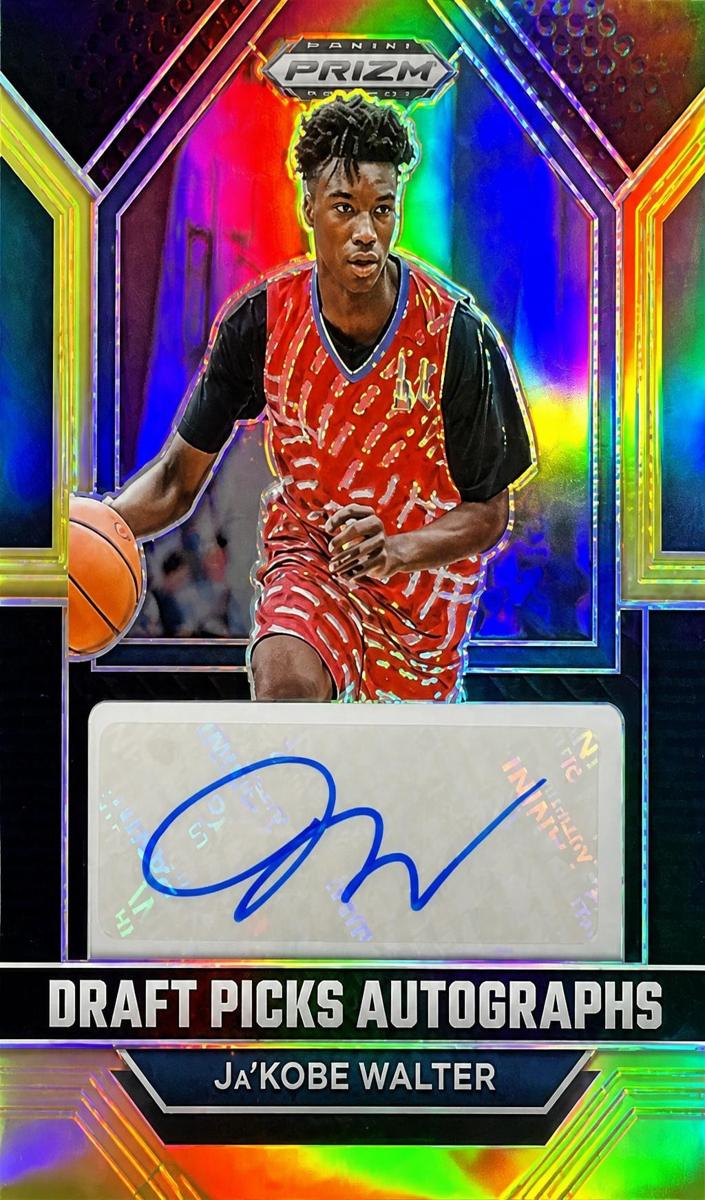 2023 Panini Prizm Draft Picks Basketball Black Gold Ja'Kobe Walter #DPA-JKW