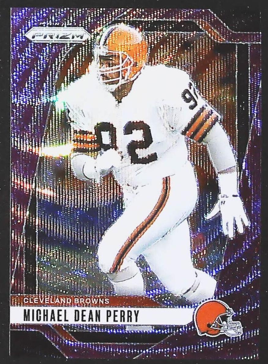 2024 Panini Prizm Football Purple Wave Michael Dean Perry #71