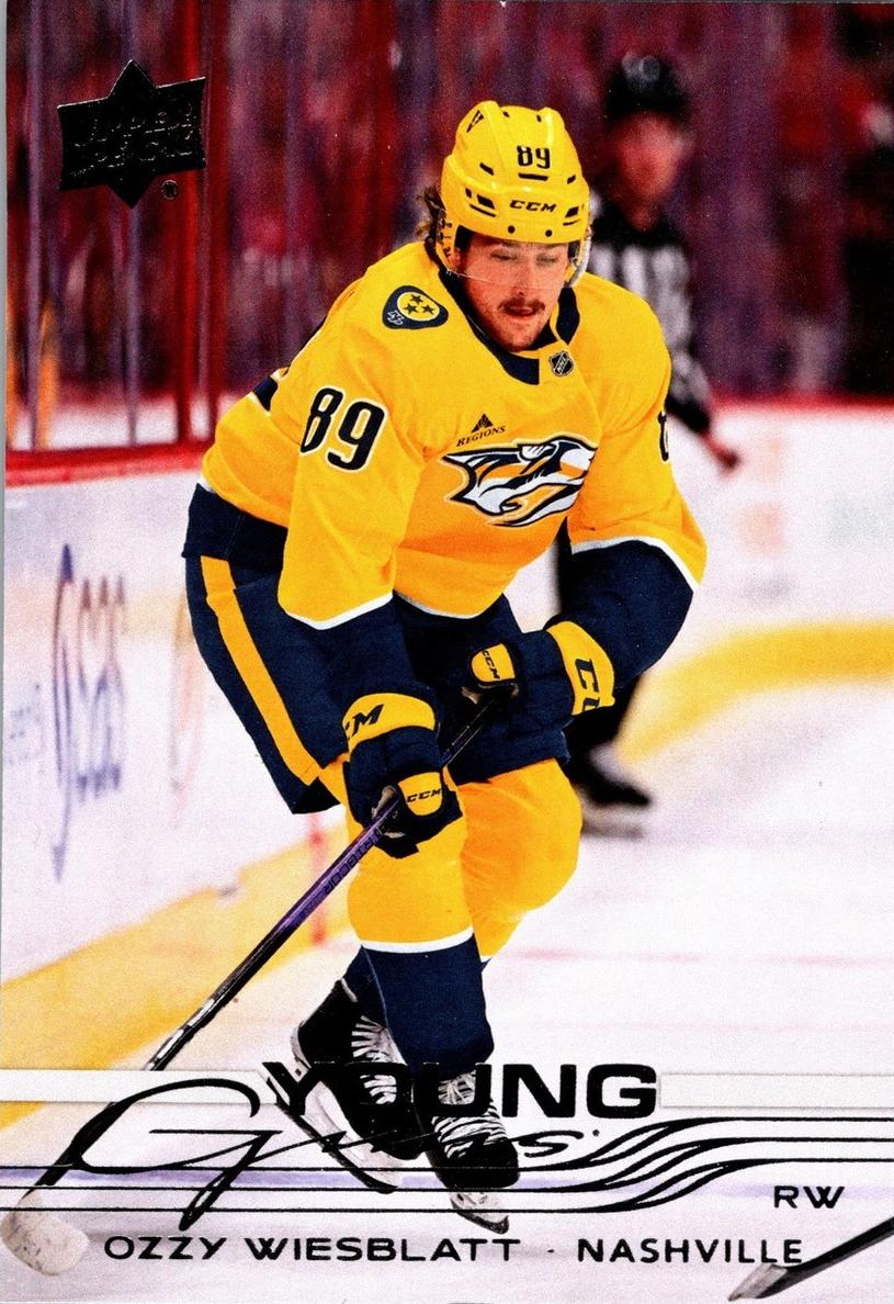 2025 Upper Deck Hockey Ozzy Wiesblatt #212
