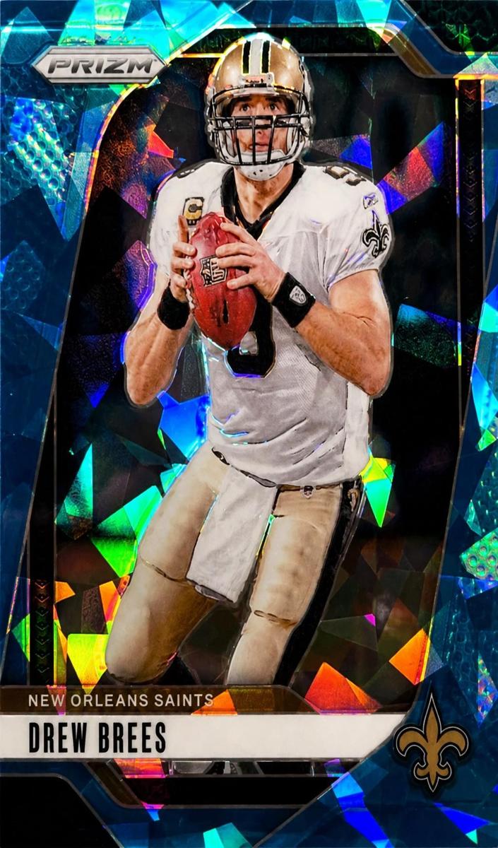2024 Panini Prizm Football Blue Ice Drew Brees #209