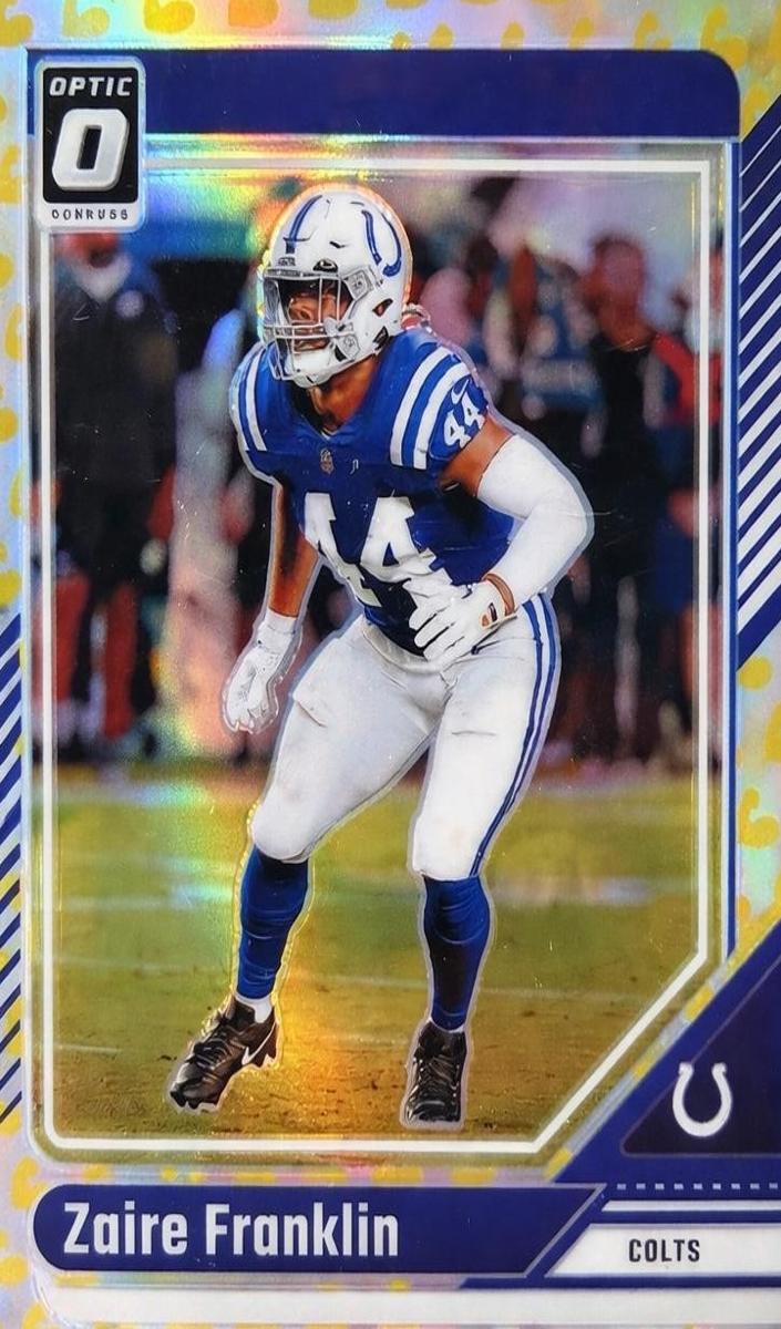 2024 Donruss Optic Football Flex Zaire Franklin #87