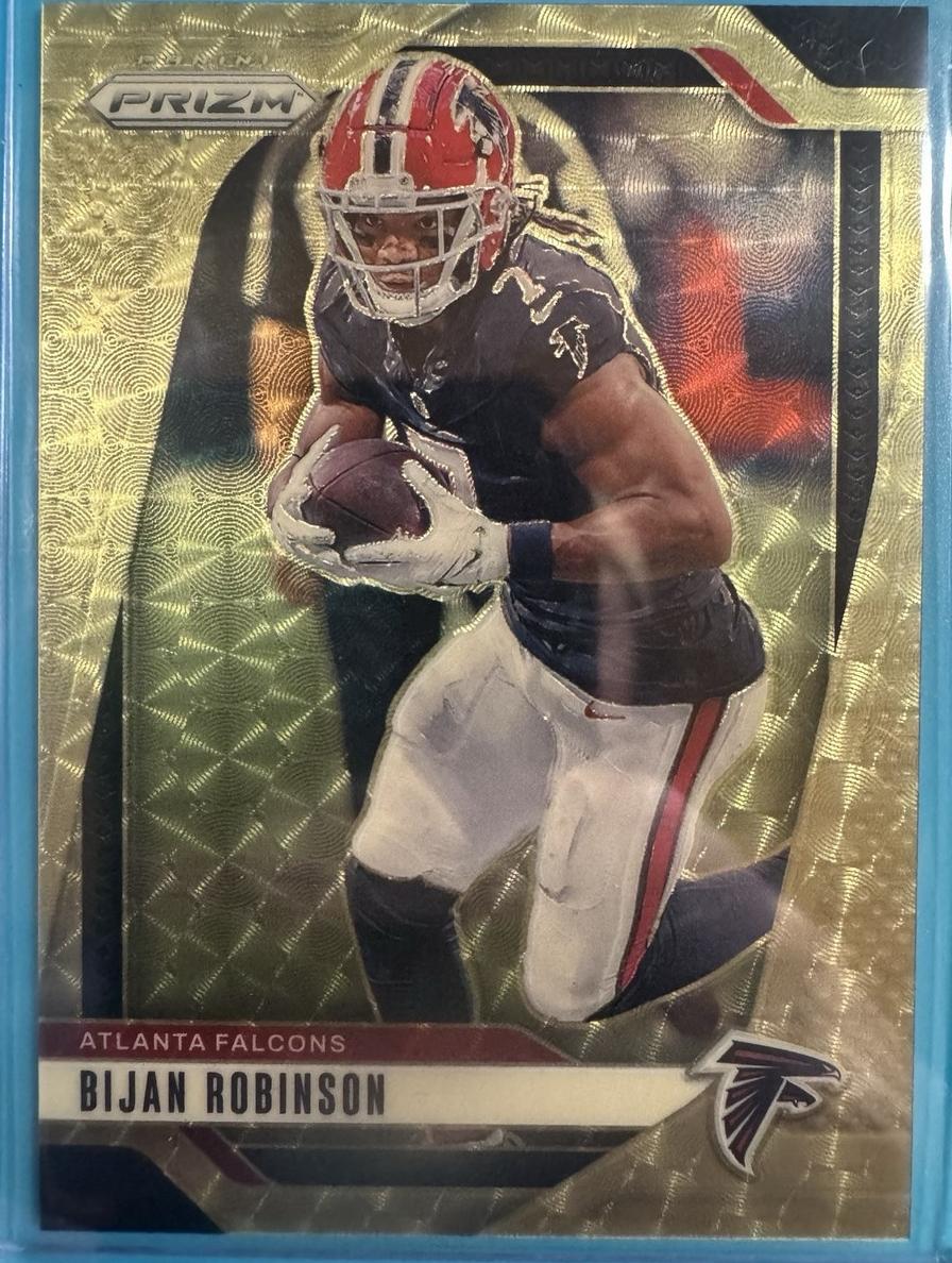 2024 Panini Prizm Football Gold Vinyl Bijan Robinson #11