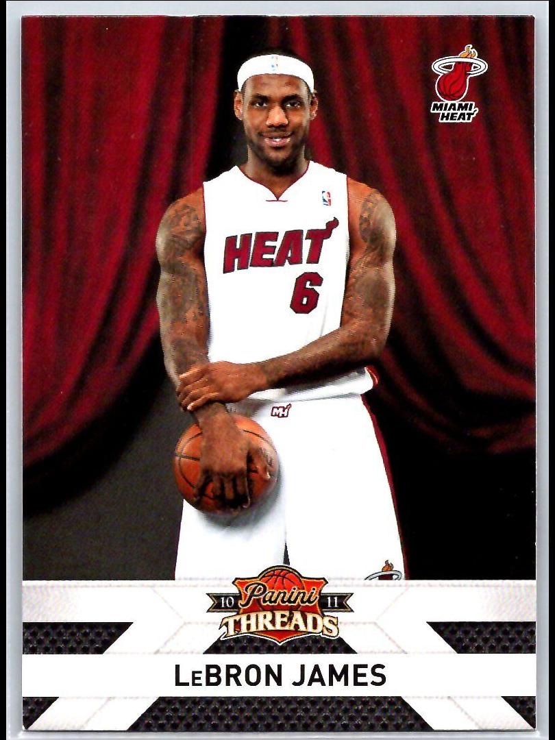 2010 Panini Threads Basketball LeBron James #138