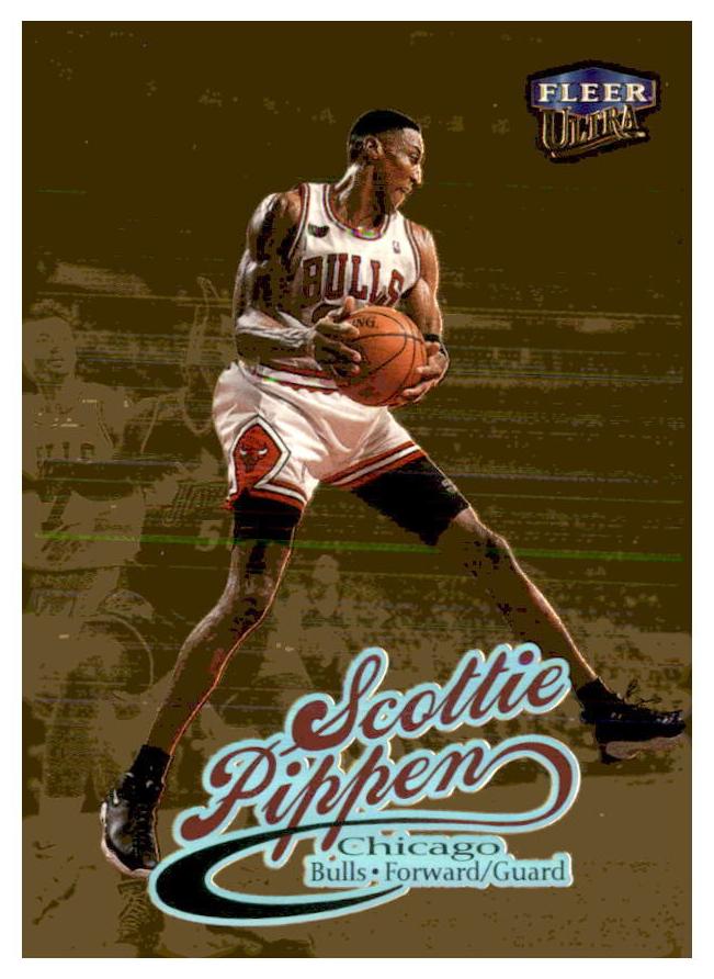 1998 Fleer Ultra Basketball Gold Medallion Scottie Pippen #100G