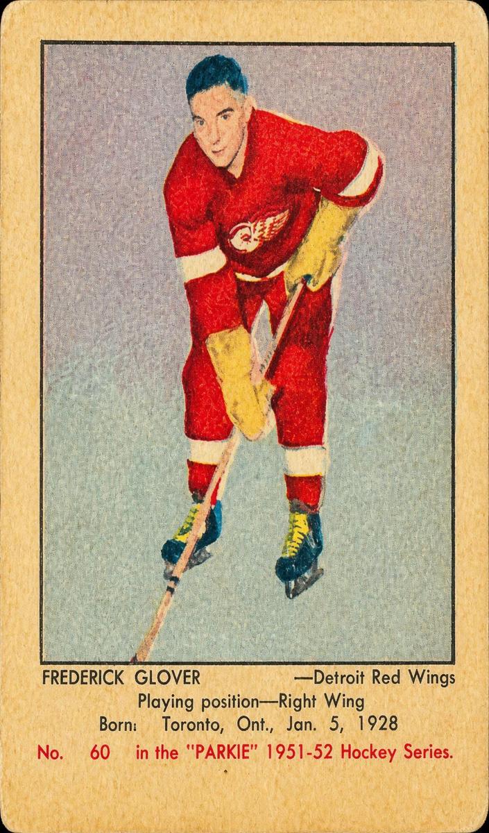 1951 Parkhurst Hockey Frederick Glover #60 CGC 6.5