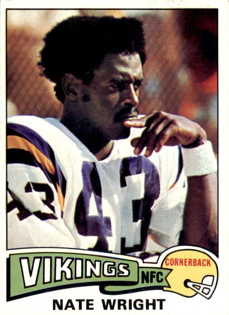 1975 Topps Football Nate Wright #130