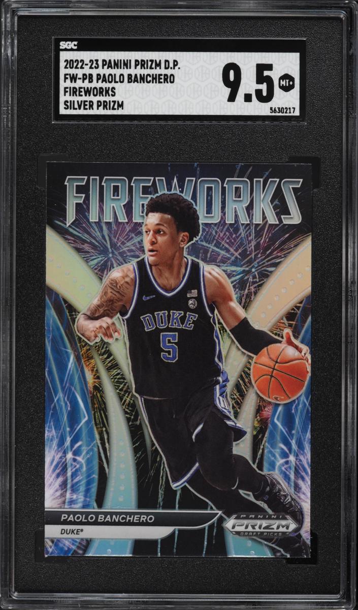2022 Panini Prizm Draft Picks Basketball Silver Paolo Banchero #FW-PB PSA 10